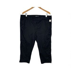 Old Navy Black Pixie Crop Mid-Rise Pant, Size 16, NWT